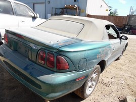 1996 FORD MUSTANG GT CONVERTIBLE GREEN 4.6L MT F18033